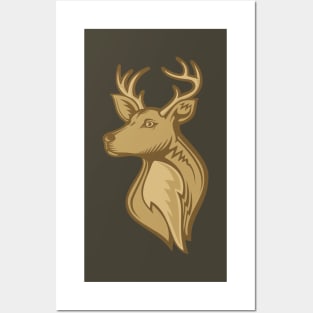 Deer Head Posters and Art